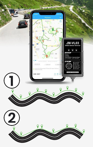 Lokalizator GPS 4G/2G, samochodowy, odcięcie ACC (VL03) + Karta Plus + Serwis Tracksolid Pro na 1 rok