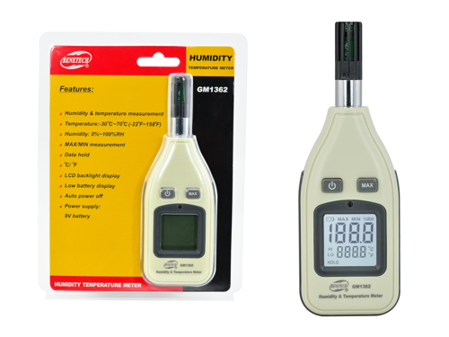 Termohigrometr miernik wilgotności temperatury Benetech GM1362