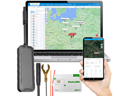 Lokalizator GPS 2G, pojazdów elektrycznych (WTL) + Karta Plus + Serwis Tracksolid Pro na 1 rok