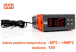 Cyfrowy regulator temperatury termostat sonda -30 do +300°C