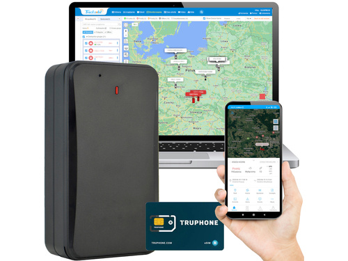 Lokalizator GPS bateryjny 10000mAh + karta Truphone + dostęp do Tracksolid Pro na 10 lat