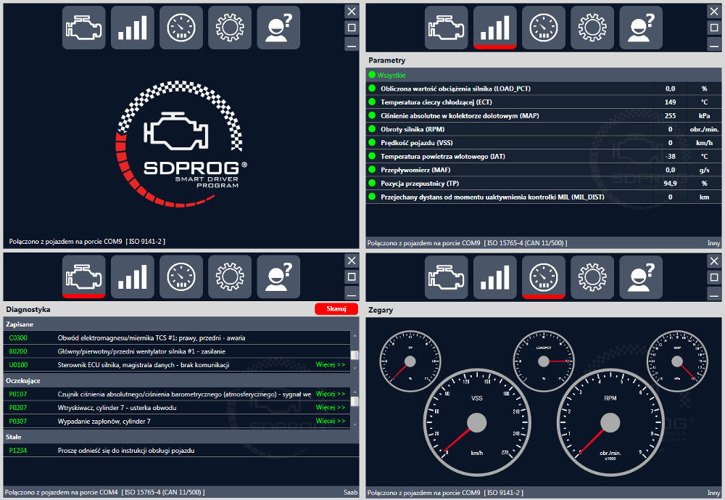 Interfejs iCar Pro WiFi OBDII SDPROG PL