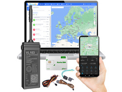 Lokalizator GPS 4G 9-90V + karta Plus + Tracksolid Pro na 10 lat