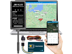 Lokalizator GPS 4G pojazdów elektrycznych + karta Truphone + dostęp do Tracksolid Pro na 10 lat