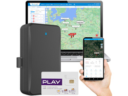 Lokalizator GPS bateryjny 10000mAh 4G + karta Play + dostęp do Tracksolid Pro na 10 lat